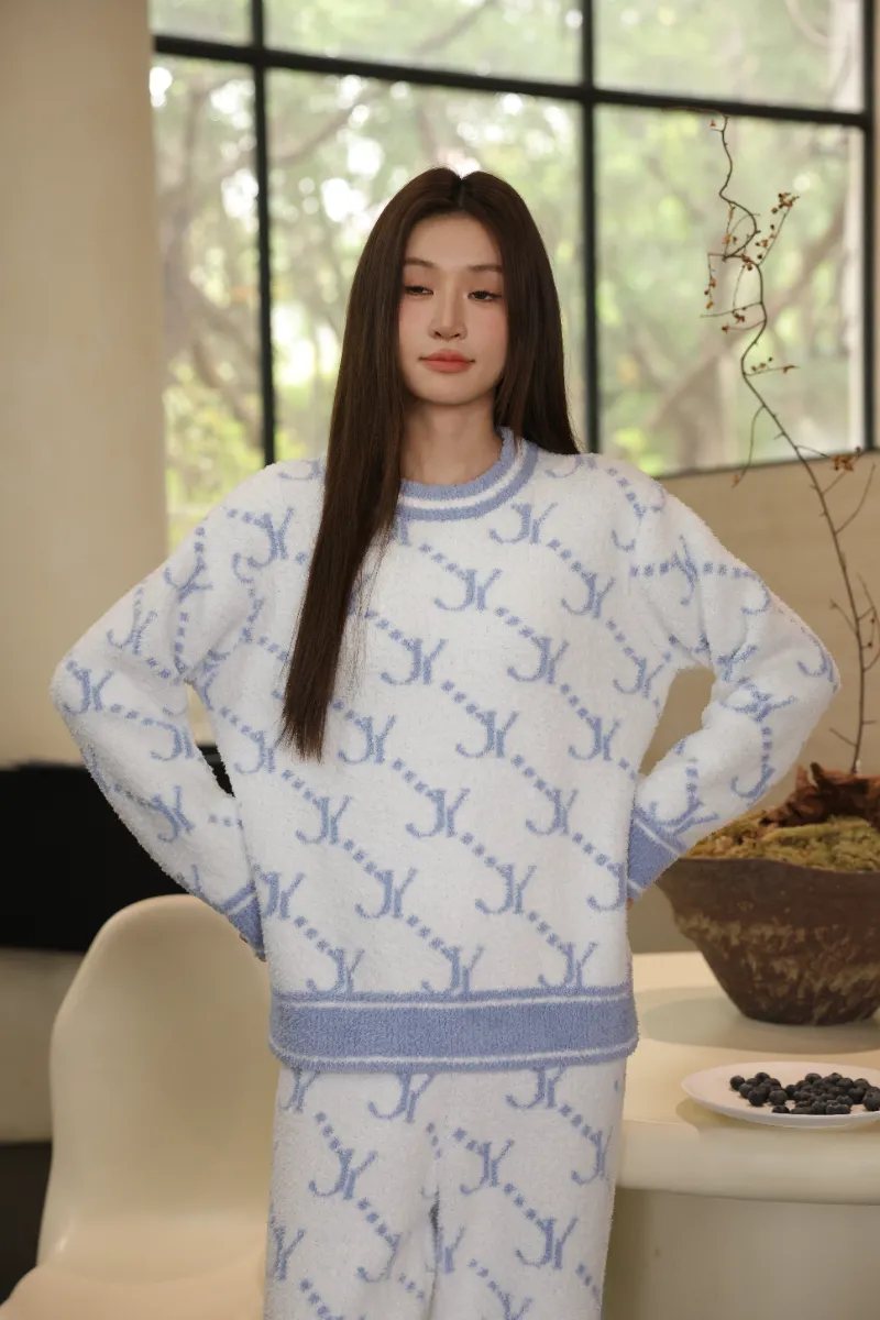 Myk fleece pyjamas for kvinner