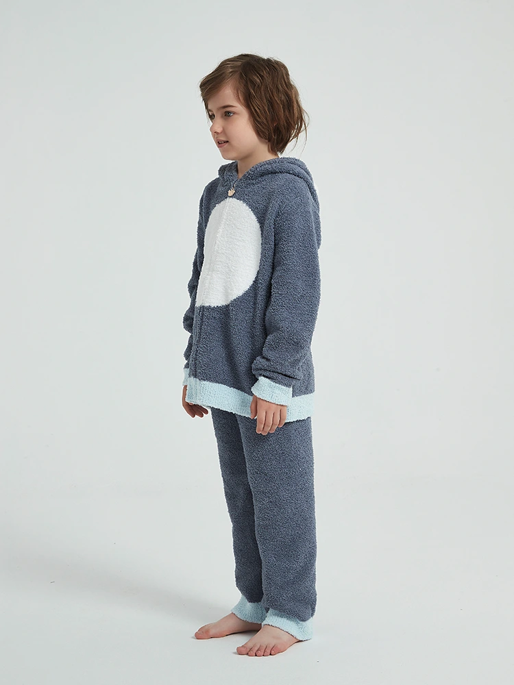 Gutter høst og vinter fleece pyjamas