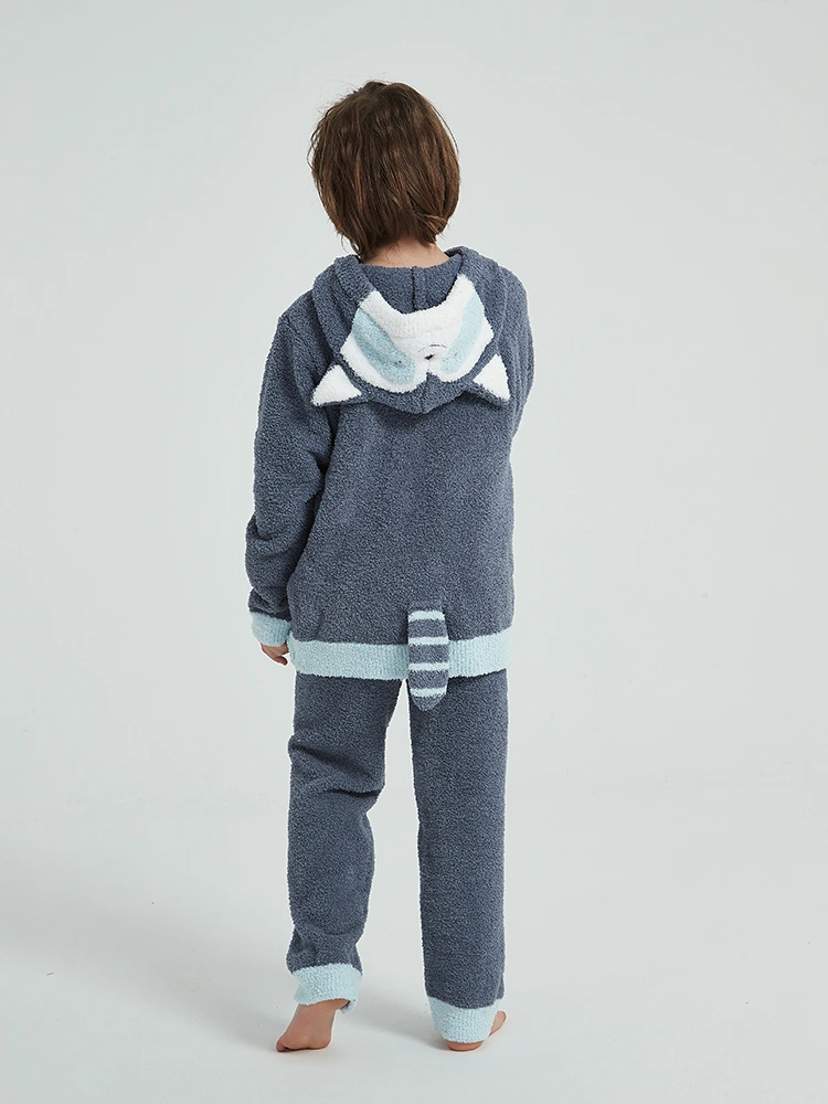 Gutter høst og vinter fleece pyjamas