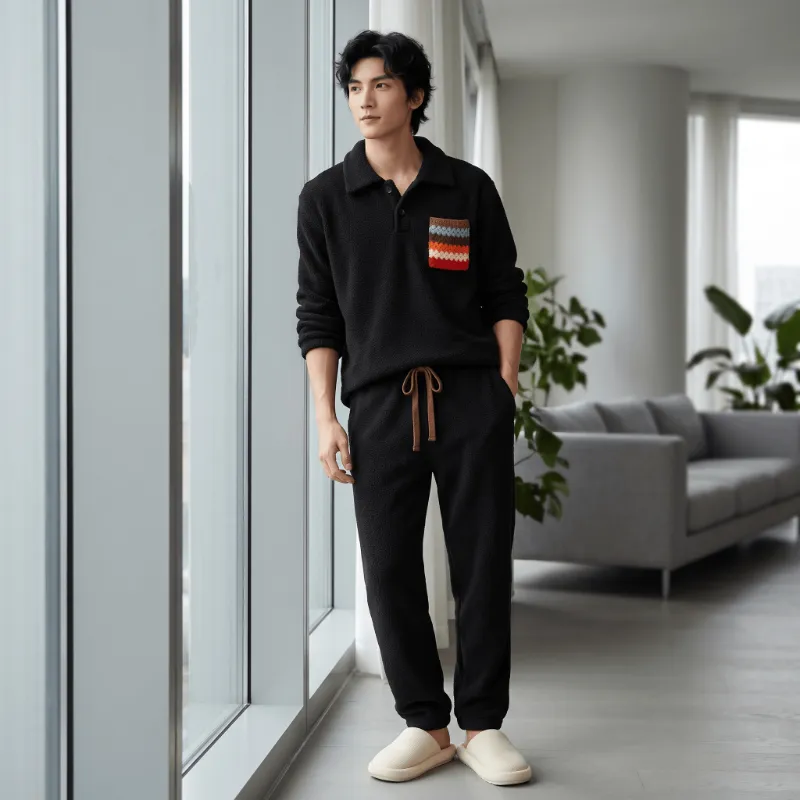 Fleece pyjamas for menn