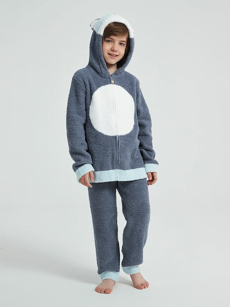Boys Autumn and Winter Fleece Pajamas Boys Autumn and Winter Fleece Pajamas